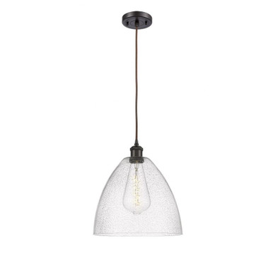 Bristol Glass 1 Light Medium Pendant 14.75 Inch Tall by Innovations - 516-1P-GBD-12