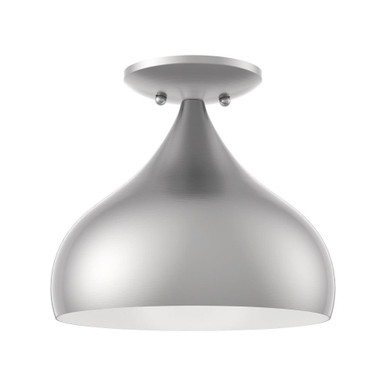 Amador 1 Light 10 Inch Wide Semi Flush Mount by Livex - 40980