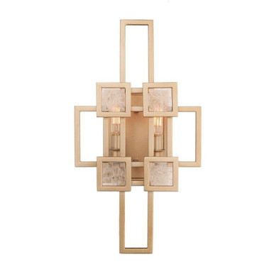 Metropolis 2 Light Wall Sconce by Kalco - 500620MG