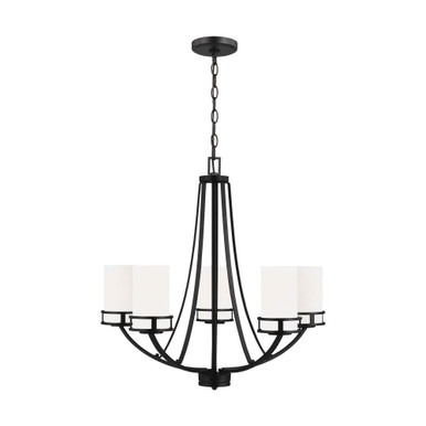 Craftsman Farmhouse Five Light Chandelier - 73-BEL-4169543