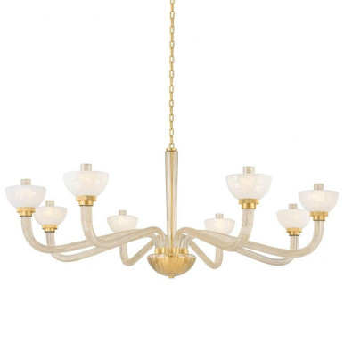 St. lawrence 8 Light Oversized Chandelier by Hudson Valley - 3308-AGB