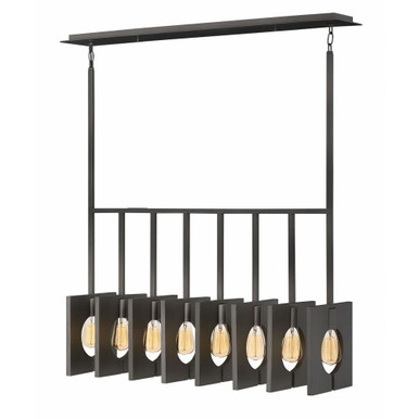 Ludlow 8 Light Oversized Linear Chandelier by Hinkley - 41315