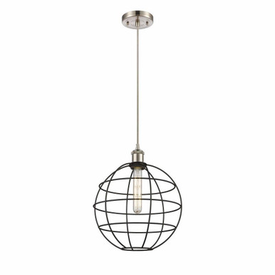 Lake Placid 1 Light Medium Cord Pendant 12 Inch Wide by Innovations - 516-1P-LP-12