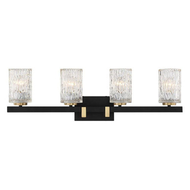 Keene 4 Light Bath Vanity 9.5 Inch Tall and 31 Inch Wide by Savoy House - L8-3601-4-143