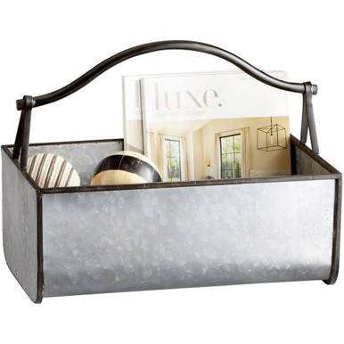 Container 18.25 Inch Wide by 14.25 Inch High by Cyan - 09847