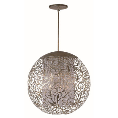 Arabesque 13 Light Large Pendant by Maxim - 24159BCGS