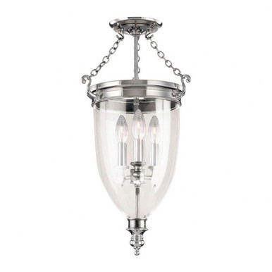 Thornbury Wood 3 Light Semi Flush Mount 21.5 x 12 Inch by BSH - 116-BEL-5266813