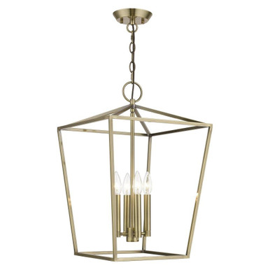 Devone 4 Light Small Chandelier by Livex - 49434