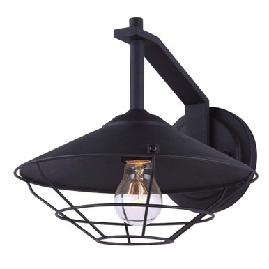 Briggs 1 Light Outdoor Wall Lantern by Canarm - IOL582BK