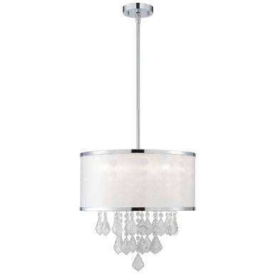 Reese 4 Light Small Chandelier by Canarm - ICH435A04CH9