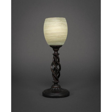 Elegante One Light Mini Table Lamp 5 Inches by 16.5 Inches High by Toltec  - 61-DG-605
