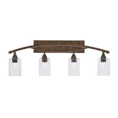 Bow 4 Light Vanity Bar Light 37 Inch Length by Toltec - 174-135-53