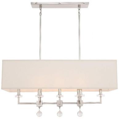 Barnfield South 8 Light Oversized Linear Chandelier by Bailey Street Home - 49-BEL-1083711