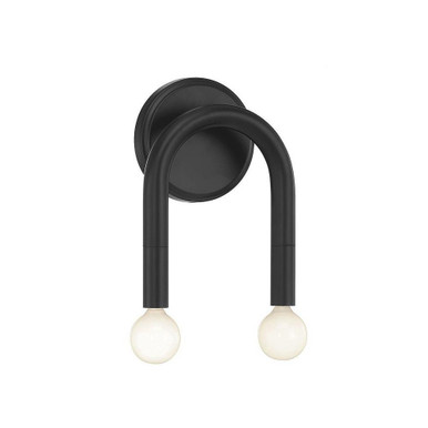 2 Light Wall Sconce 9.25 Inch Tall by Meridian - M90099
