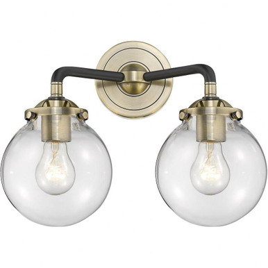 Beacon 2 Light Bath Vanity 14 x 11 Inches by Innovations  - 284-2W-BAB-G202-6