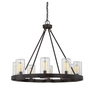 Inman 8 Light Oversized Outdoor Chandelier by Savoy House - 1-1130-8-13