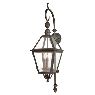 Townsend 3 Light Outdoor Wall Mount by Troy - B9622-TBK