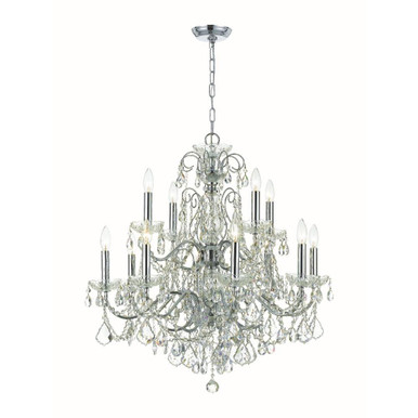 Foxes Mount 12 Light Large Chandelier by Bailey Street Home - 49-BEL-406369