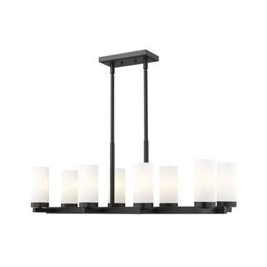 Cairn Loke 8 Light Linear Chandelier 12.25 x 12 Inches Wide by BSH - 372-BEL-1340888