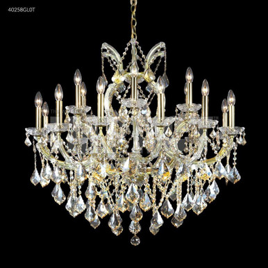 Maria Theresa 19 Light Oversized Chandelier by James Moder 40258G - 40258G