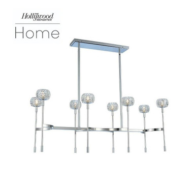 Mae 24W 8 LED Medium Island Pendant by Kalco - 511660CH