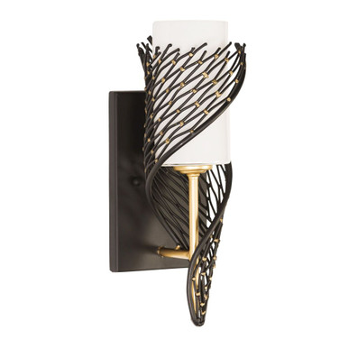 Flow Wrapped 1 Light Left Wall Sconce by Varaluz - 240K01