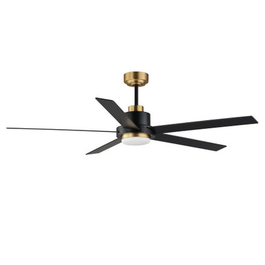 Daisy 5 Blade Ceiling Fan with Light Kit 60 Inches Wide by Maxim - 88826