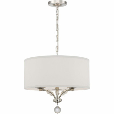 Mirage 3 Light Small Chandelier by Crystorama - 8005-pn