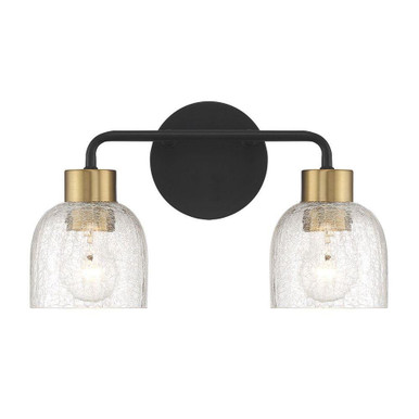Flagler 2 Light Bath Vanity 8.75 Inch Tall X 14.5 Inch Wide by Savoy House - L8-5900-2-143