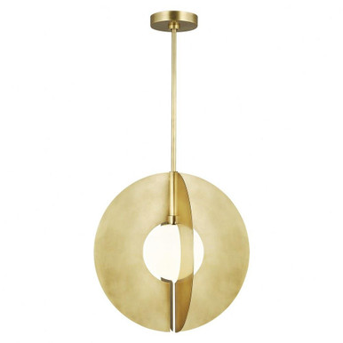 Orbel Round Grande 10W 1 LED Large Pendant by Visual Comfort Modern - 700TDOBLRG-LED930