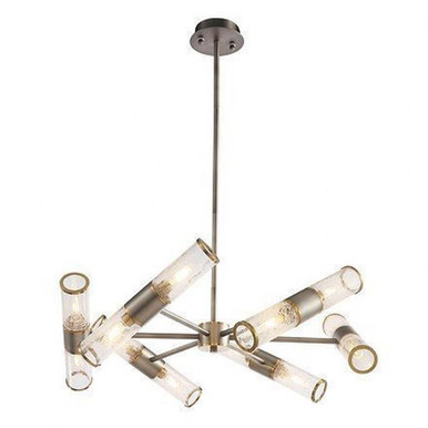 Gradara 12 Light Chandelier 9 Inch Tall and 30 Inch Wide by Kanova - KCH0123-12PT