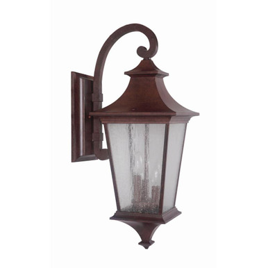 Argent Ii Three Light Outdoor Wall Lantern by Craftmade - Z1374-AG