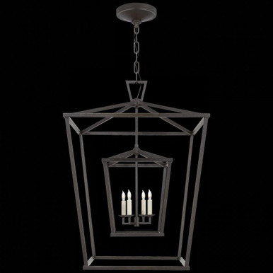 Darlana 4 Light Large Pendant 34 Inch Tall by Visual Comfort Signature - CHC2179