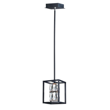 Zephyr 6.5W 1 LED Small Pendant by ET2 - E23301-20BK