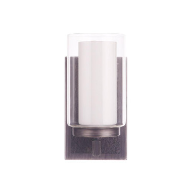 Texture 1 Light Wall Sconce 8.75 Inch Tall and 4.5 Inch Wide by Craftmade - 11605NIVNI1