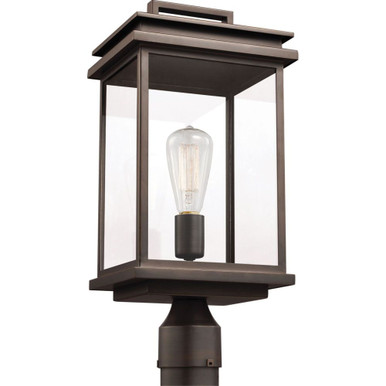 Glenview One Light Outdoor Post Lantern by Visual Comfort Studio - OL13607ANBZ