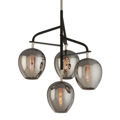 Odyssey 4 Light Medium Chandelier by Troy - F4295-TBK/PN