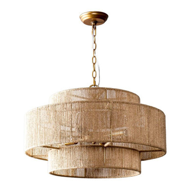 Horizon Heights 40W 6 LED Drum Pendant 38.5 Inch and 60 Inch Wide by BSH - 2615-BEL-5329102