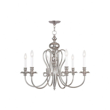 Caldwell 5 Light Medium Chandelier by Livex - 5165