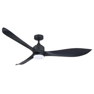Misael Propeller 3 Blade Ceiling Fan with Light Kit 66 Inch by Parrot Uncle - BBCPD1725A2