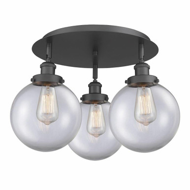 Canton 3 Light 19.75 Inch Wide Flush Mount by Innovations - 916-3C-G20-8