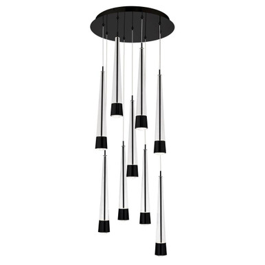 Quill 72W 9 LED Light Large Pendant by Dweled - PD-59409R