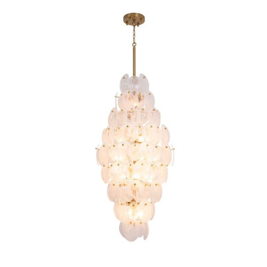 Lily 15 Light Chandelier 58.19 Inch Tall and 28.03 Inch Wide by Artcraft - AC12219BR