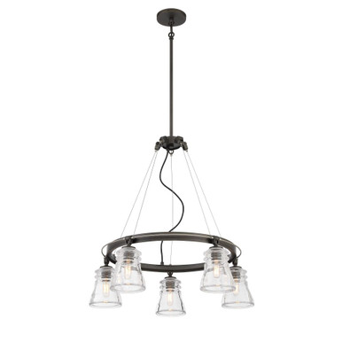 Graham Avenue 5 Light Medium Large Chandelier By Minka Lavery - 2736-709