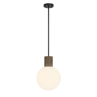 Jarrell 1 Light Pendant 16.5 Inch Tall and 12 Inch Wide by Savoy House - 7-4082-1