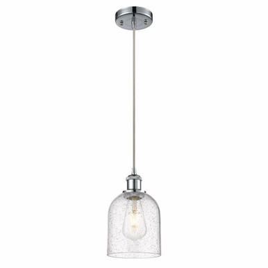 Bella 1 Light Mini Cord Hung Pendant 9.5 Inch Tall by Innovations - 516-1P-G558-6