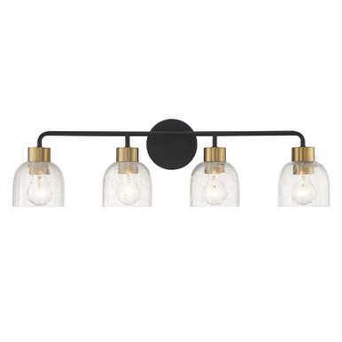 Flagler 4 Light Bath Vanity 8.75 Inch Tall and 30 Inch Wide by Savoy House - L8-5900-4-143