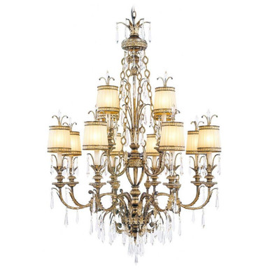 La Bella 3 Light Small Chandelier by Livex - 8803-65