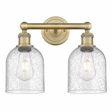 Bella 2 Light Industrial Vanity Light 14.5 Inch Wide by Innovations - 616-2W-G558-6