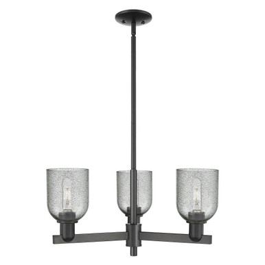 Caledonia 3 Light Stem Hung Chandelier 11 Inch X 26.75 Inch by Innovations - 716-3CR-G25